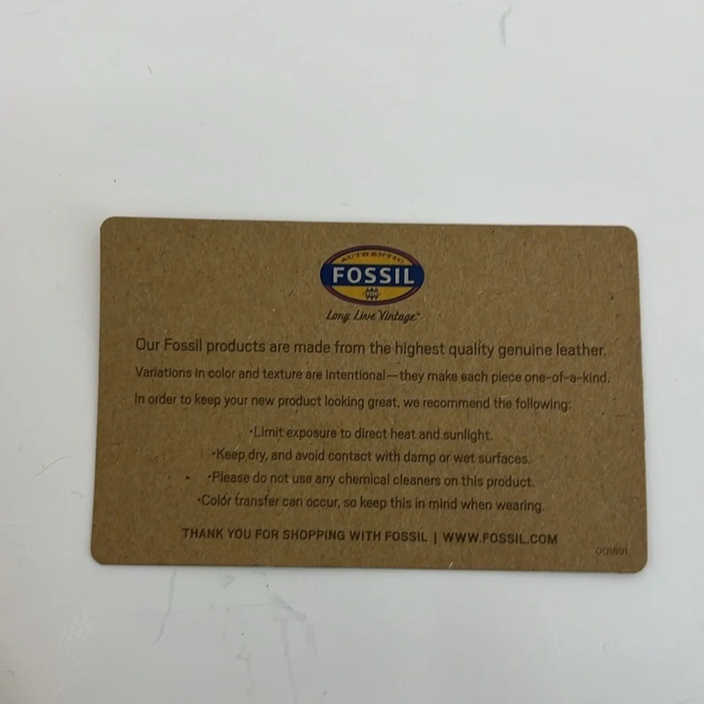 Fossil new box